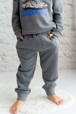 Wholesale Unisex Sweatpants 3-14Y Zeyland 1070-242Z1ETA06 Anthracite Color