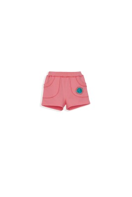 World Printed Shorts 0-24M Lovetti 1032-7839 Salmon Color 