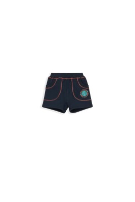 World Printed Shorts 0-24M Lovetti 1032-7839 Dark Navy