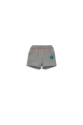 World Printed Shorts 0-24M Lovetti 1032-7839 Grey1