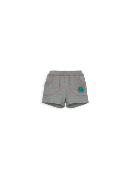 World Printed Shorts 2-5Y Lovetti 1032-7898 Grey1