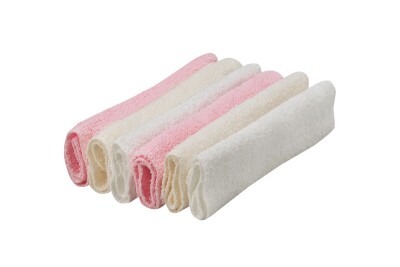 Woven Towel Handkerchief 6 Pcs 0-24M Bebek Evi 1045-BEVİ-904 Pink